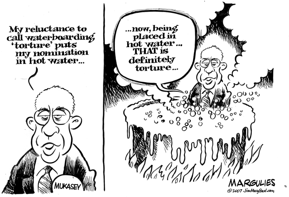 Mukasey in hot water