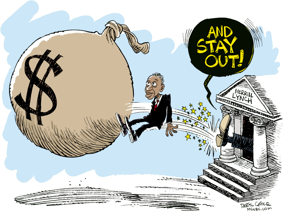 Merrill Lynch CEO Booted Out Color