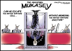MUKASEY WATER TORTURE by J.D. Crowe