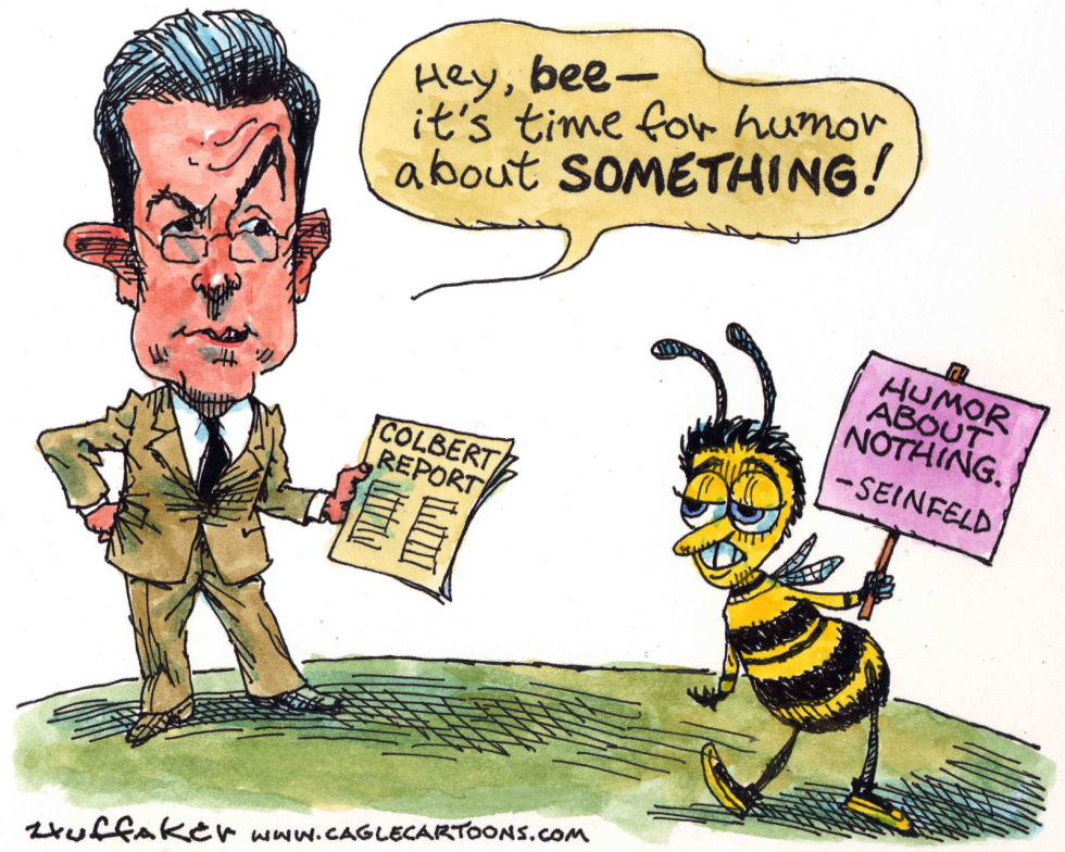 Seinfeld and Colbert COLOR