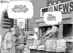 CANADIAN TOURISTS by Cam Cardow