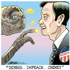 DENNIS KUCINICH IMPEACHES CHENEY by R.J. Matson