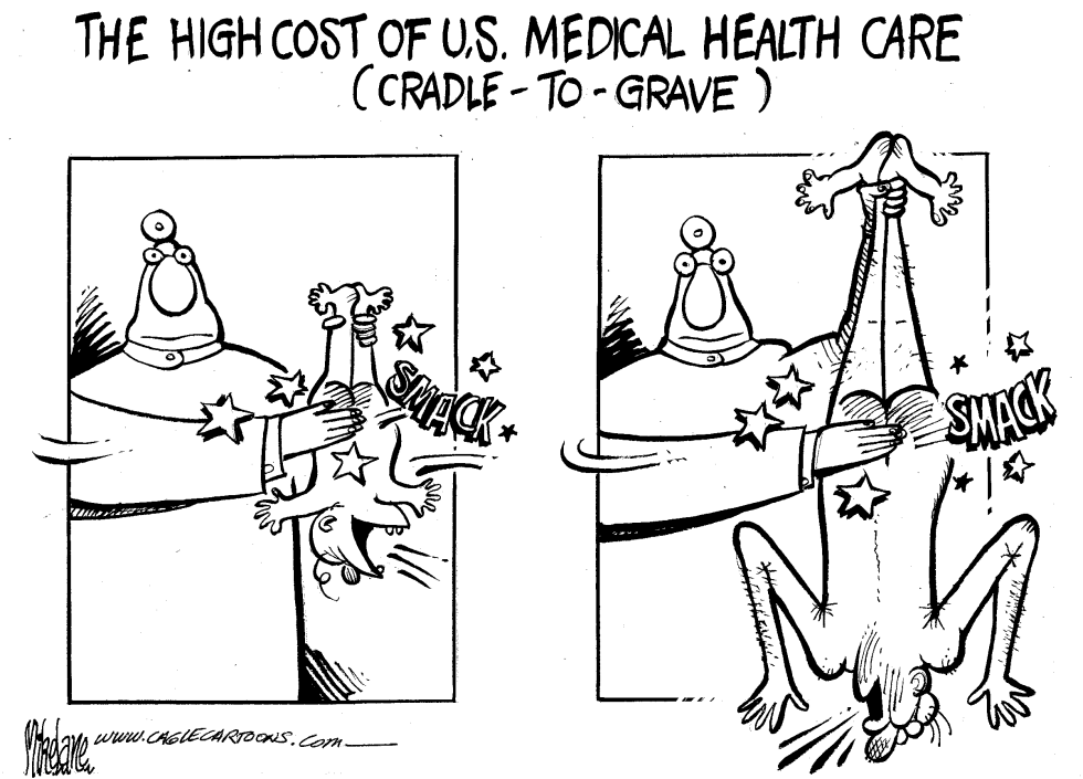  HIGH COST OF MEDICAL CARE by Mike Lane