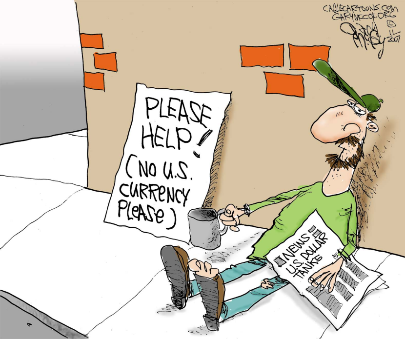 No Dollar Beggar COLOR