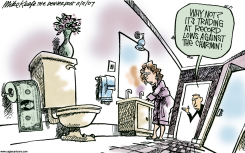 RECORD LOW DOLLAR  by Mike Keefe