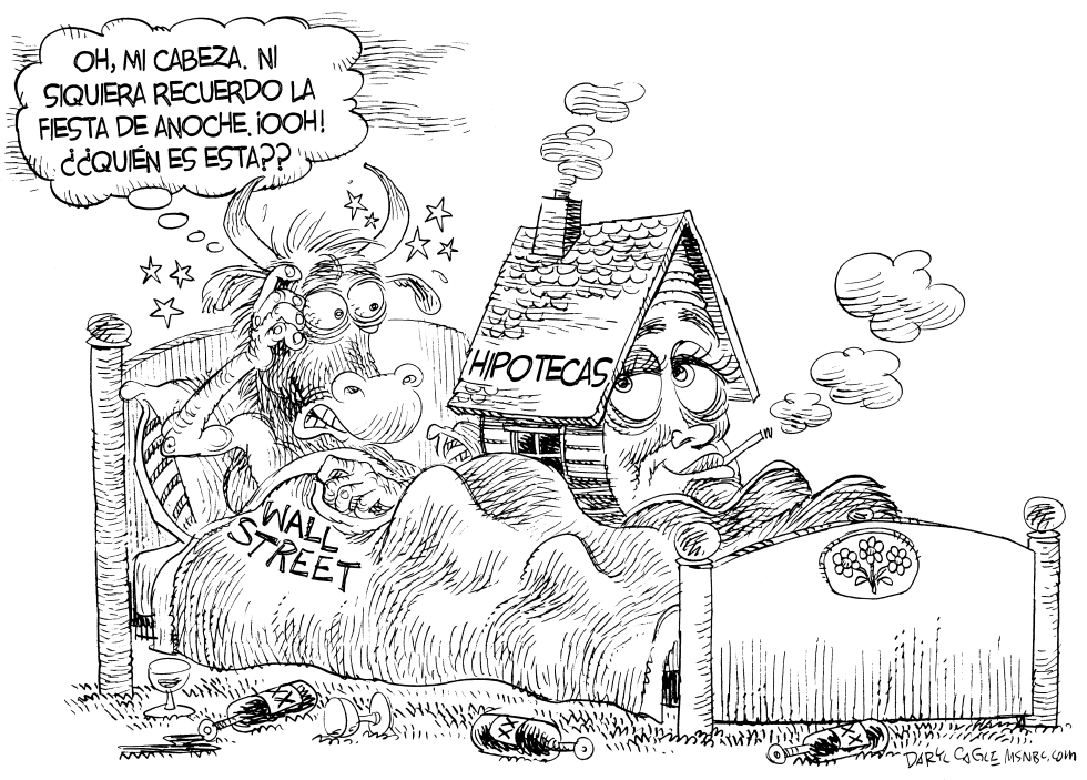  HIPOTECAS AL DIA SIGUIENTE by Daryl Cagle