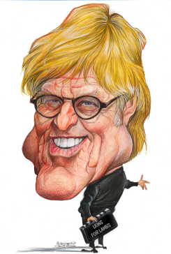 ROBERT REDFORD  BW by Petar Pismestrovic