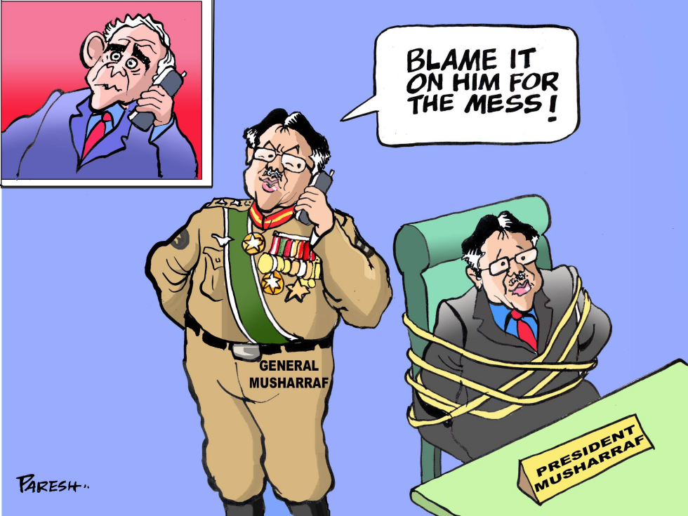 Blaming President Musharraf