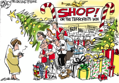 XMAS SHOPPING  by Pat Bagley