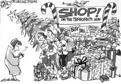 XMAS SHOPPING by Pat Bagley