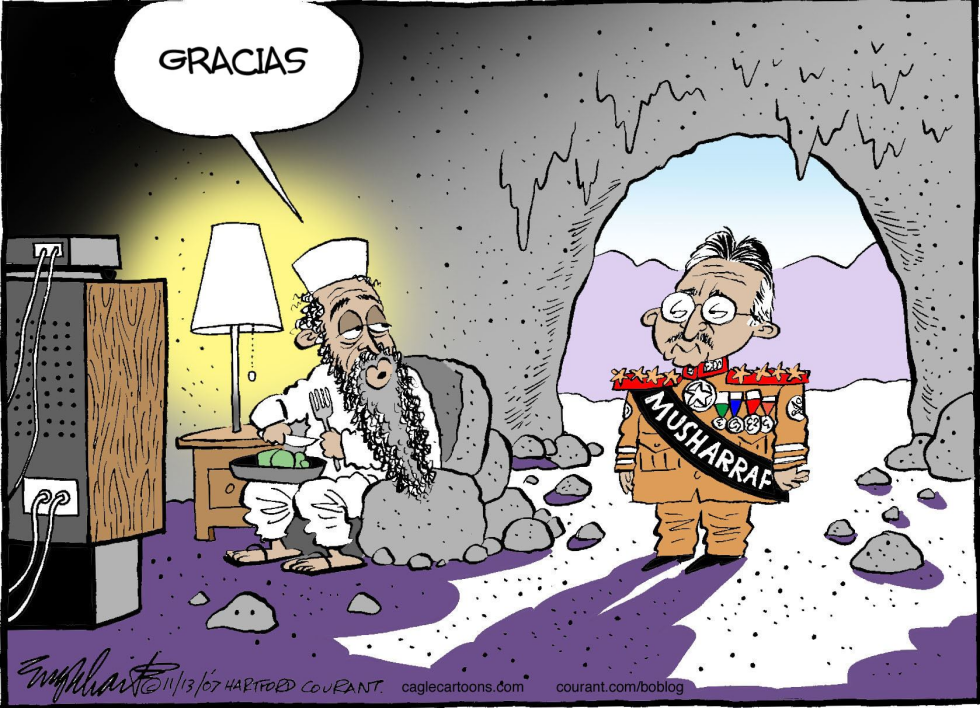 Musharraf y Osama / COLOR