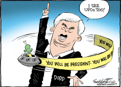 CHRIS DODD  by Bob Englehart