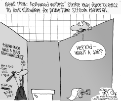 WRITERS STRIKE DESPARATION by Gary McCoy