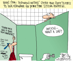 WRITERS STRIKE DESPARATION  by Gary McCoy