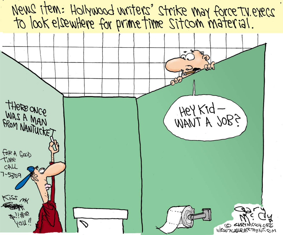 Writers Strike Desparation COLOR