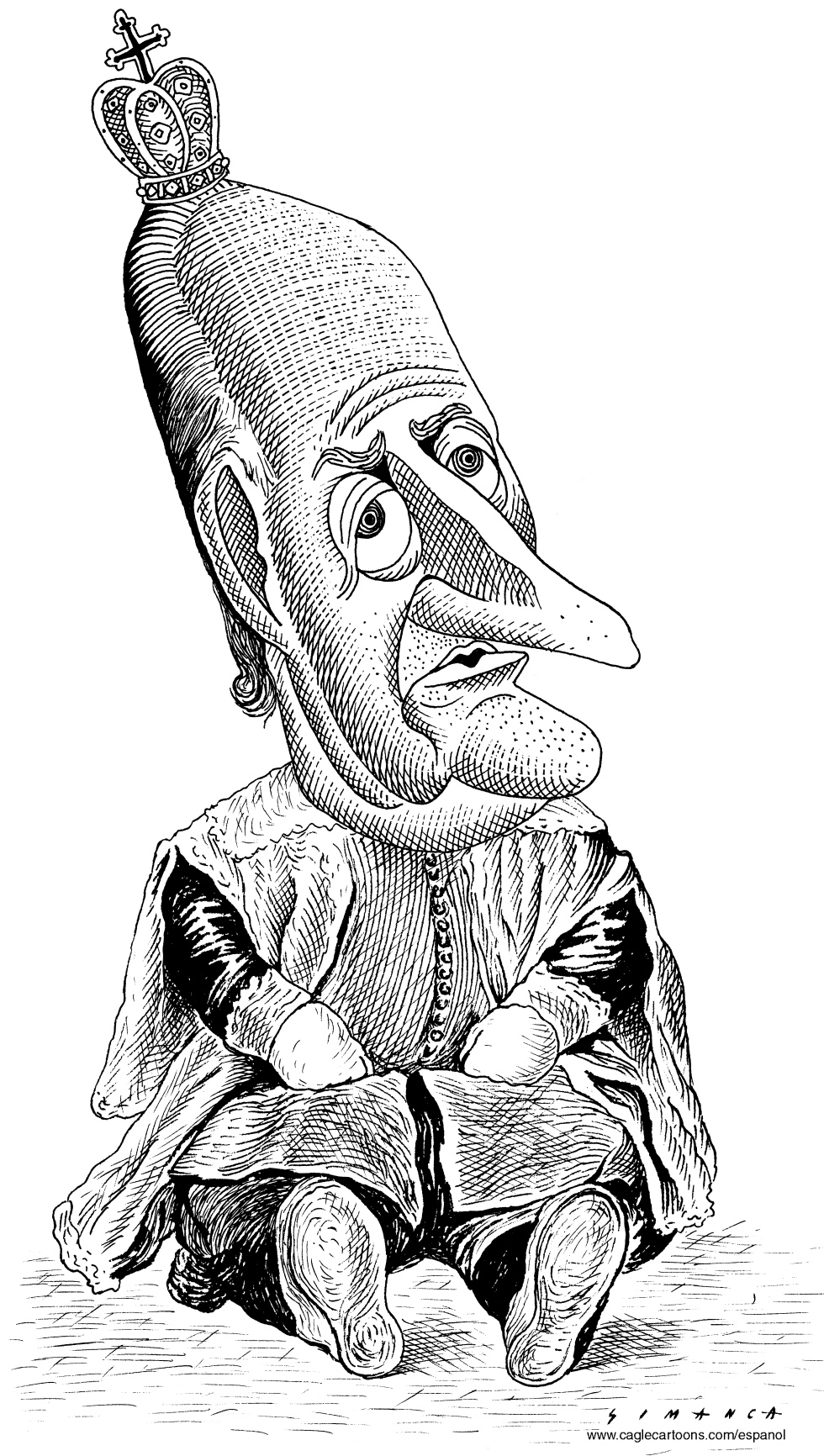 Rey Juan Carlos / Caricatura