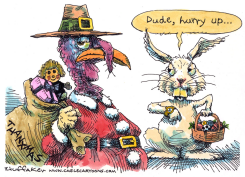 THANXMAS  by Sandy Huffaker