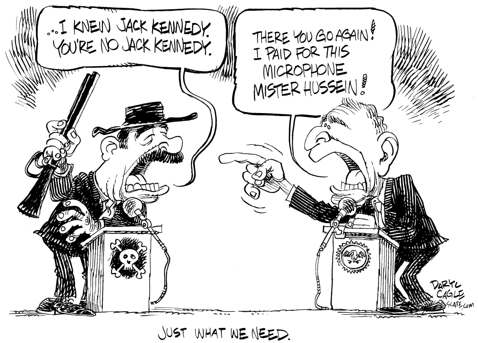 Saddam Debates Bush