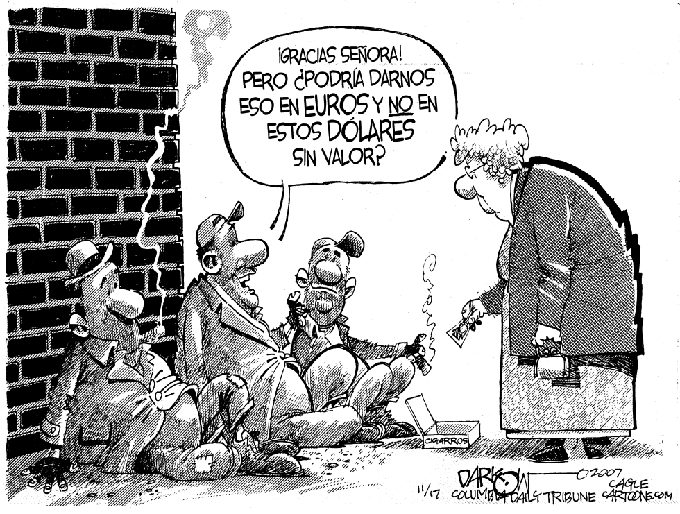 Oye amigo ¿Puedes regalarme un Euro?