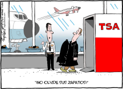 SEGURIDAD EN EL AEROPUERTO /  by Bob Englehart