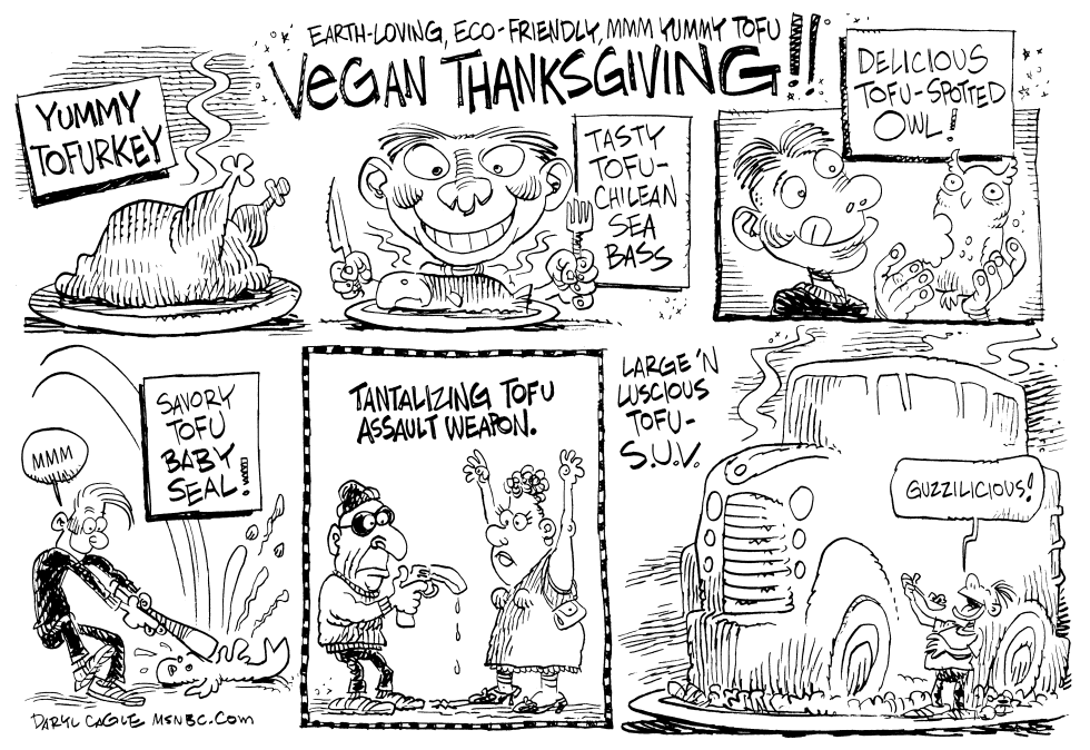  TOFU THANKSGIVING by Daryl Cagle