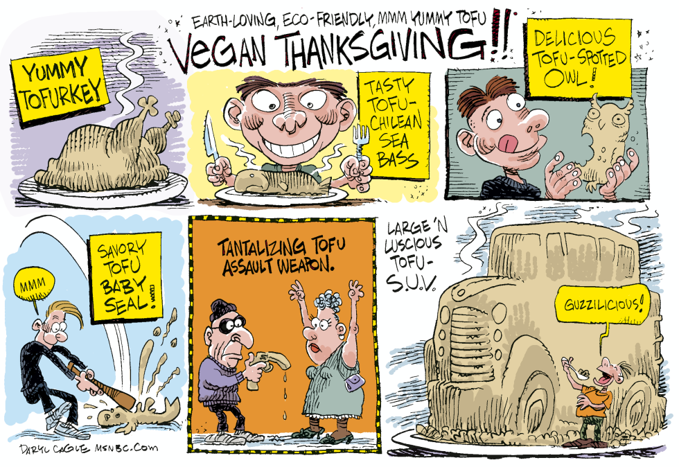  TOFU THANKSGIVING  by Daryl Cagle