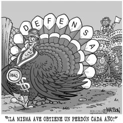 PERDON PARA EL PRESUPUESTO DE DEFENS by R.J. Matson