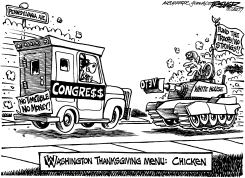 THANKSGIVING MENU by John Trever