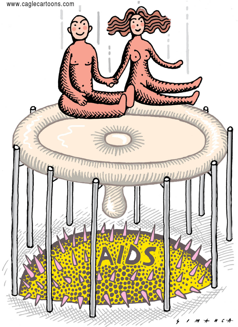  PROTEGIDOS CONTRA EL SIDA by Osmani Simanca