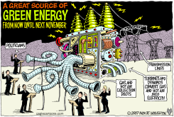 GREEN HOT AIR  by Monte Wolverton