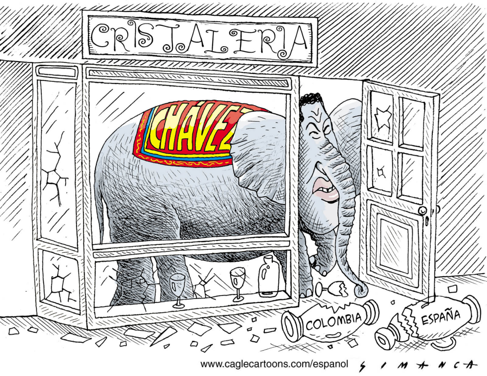 Hugo Chavez in a China Shop Color