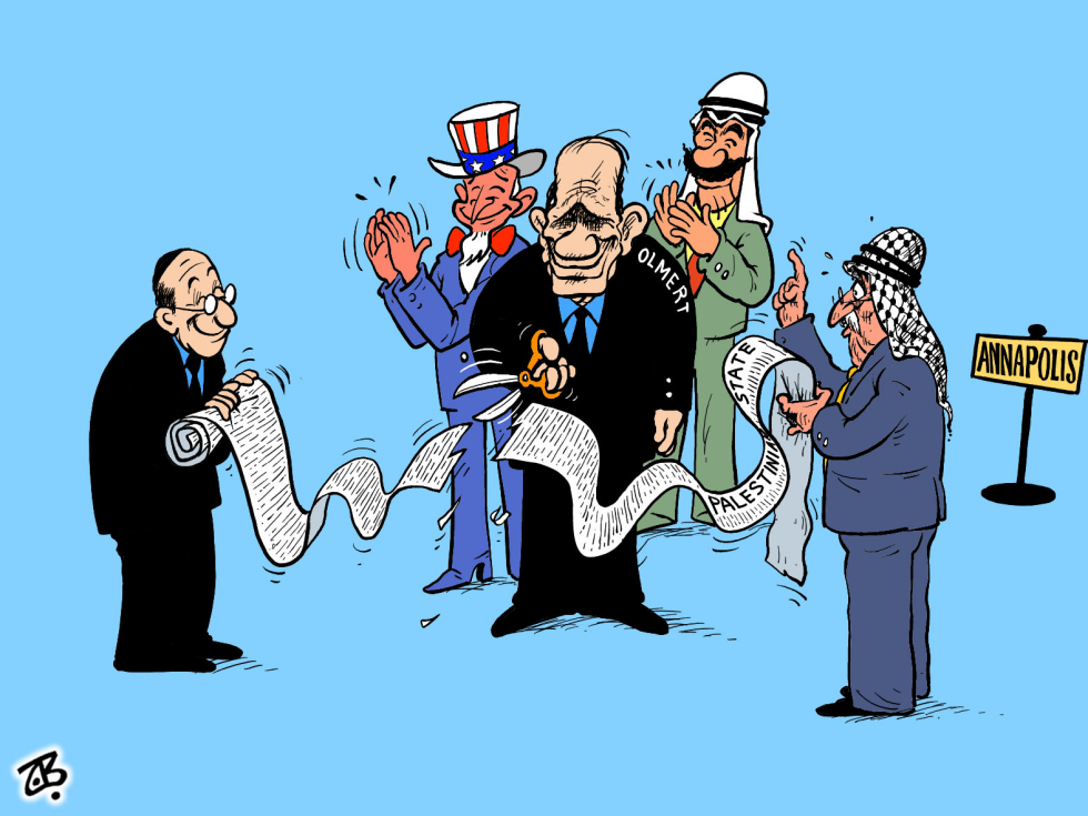  ANNAPOLIS PEACE TALKS by Emad Hajjaj