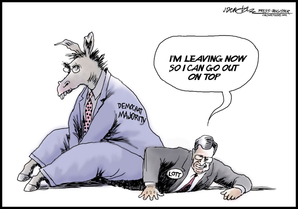 Trent Lott resigns