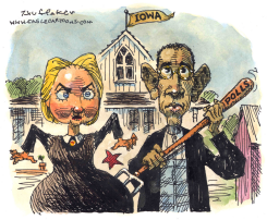 IOWA POLLS  by Sandy Huffaker