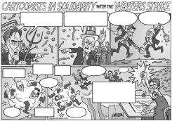 SOLIDARITY WITH THE WRITERS STRIKE by R.J. Matson
