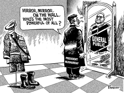 MUSHARRAF NO MORE A GENERAL by Paresh Nath