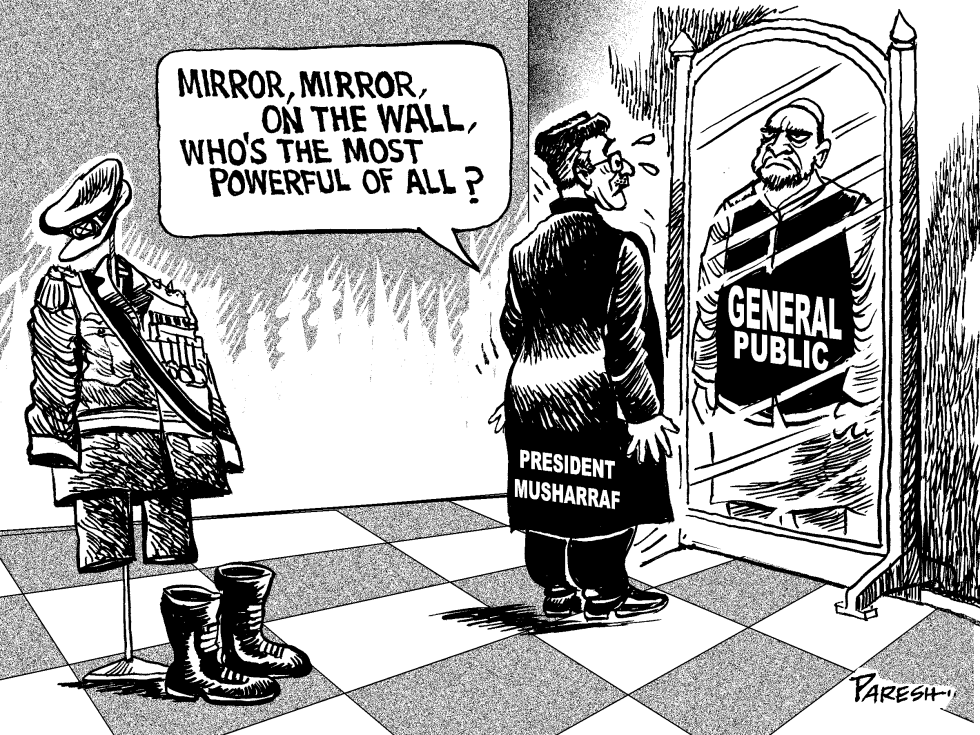 Musharraf no more a General