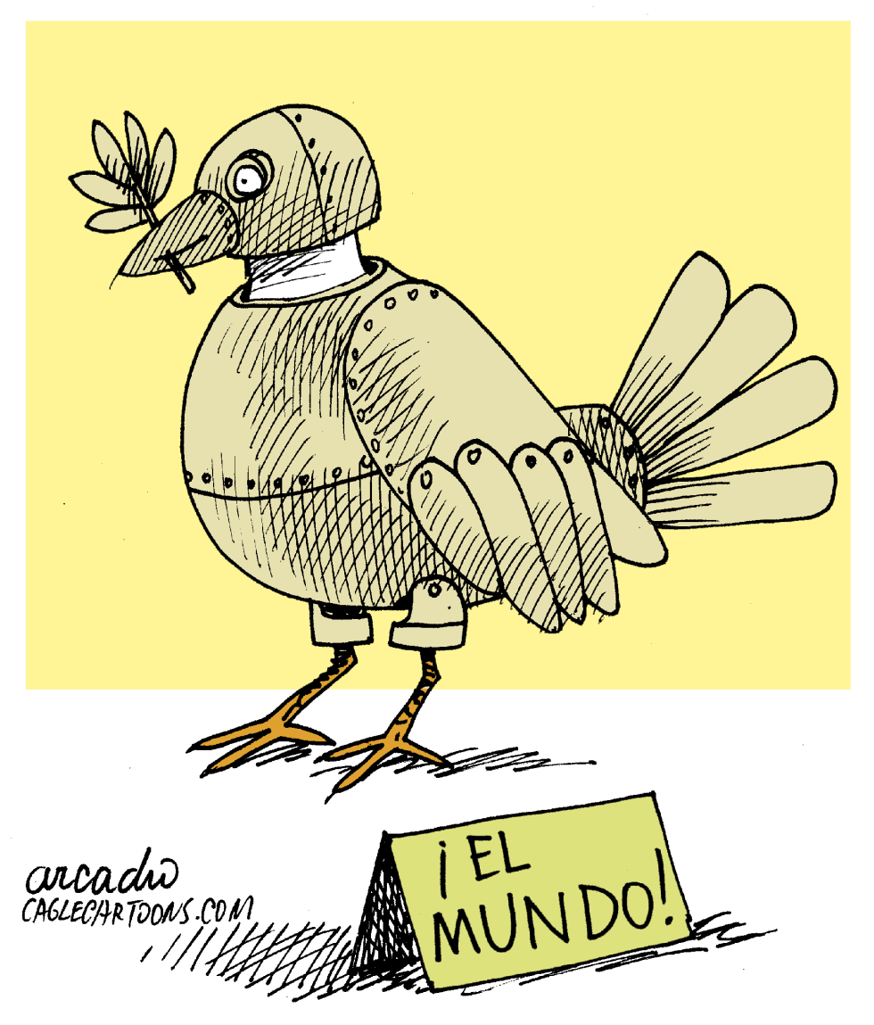 Paloma de paz reforzada col