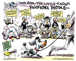 GOP DOG SHOW  by Sandy Huffaker