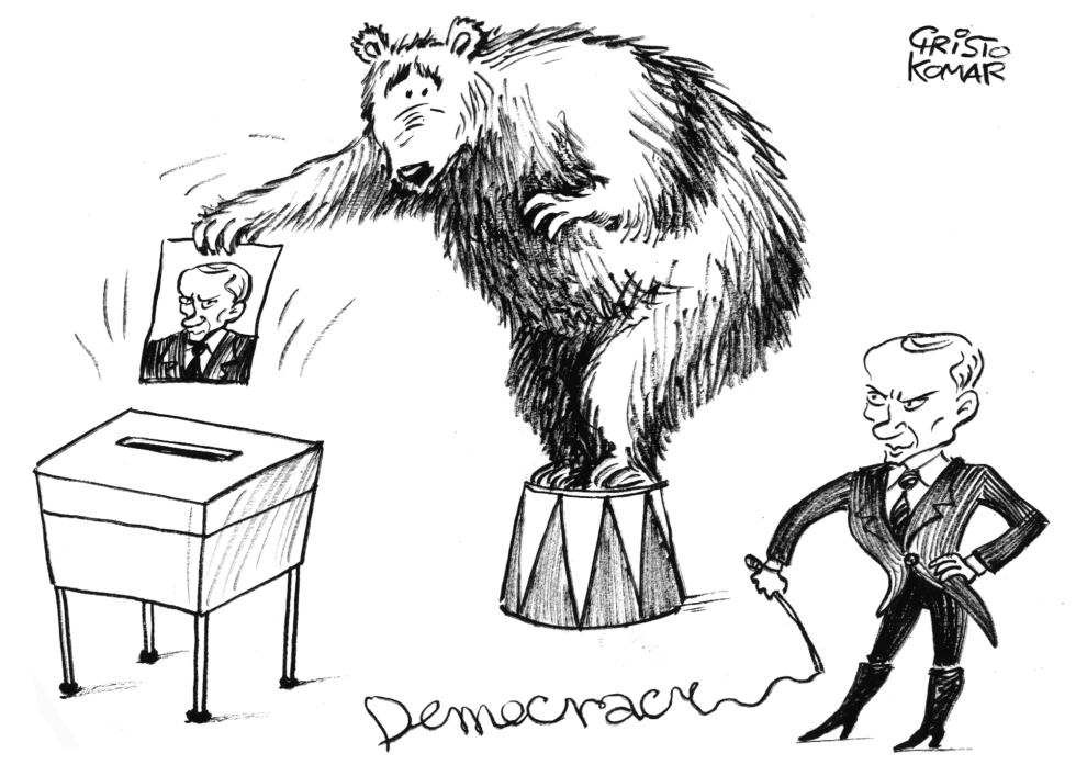 Russia's parliamentary elections - B&W