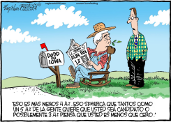 DODD EN IOWA /  by Bob Englehart