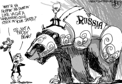 RUSSIAN BEAR by Pat Bagley