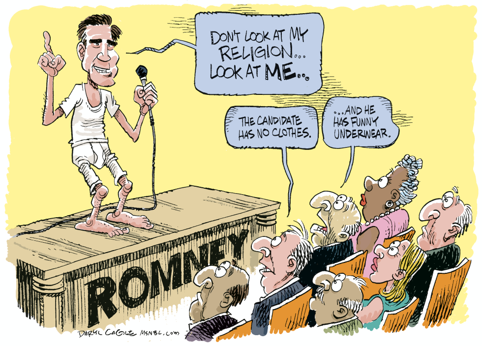Romney Mormon Underwear Color