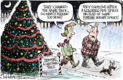 HOLIDAY TREE by Joe Heller