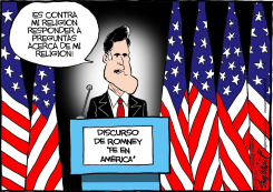 DISCURSO FE EN AMERICA DE MITT ROMNEY /  by Bob Englehart