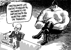 TORTURA DE LA CIA by Pat Bagley