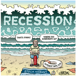 BERNANKE RATE CUT by R.J. Matson