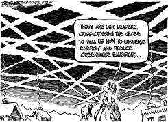 GLOBAL WARMING JET SET by John Trever