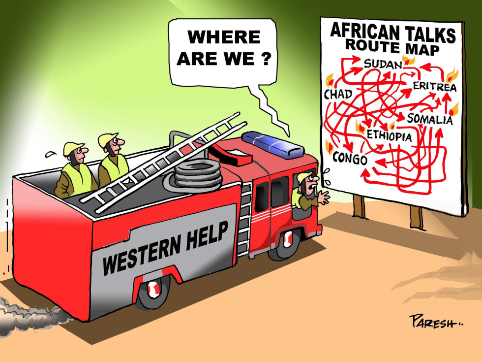  WESTERN HELP IN AFRICA by Paresh Nath