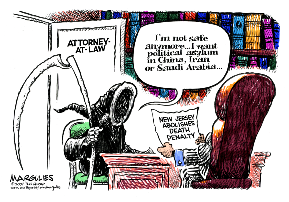 New Jersey ends death penalty color